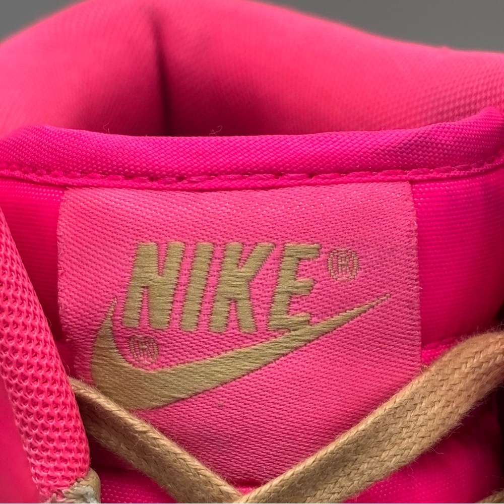 Nike Dunk‎ Sky-Hi Vachetta Tan Pink Flash Women’s Size 6.5 Hidden Wedge Sneakers - Picture 14 of 14